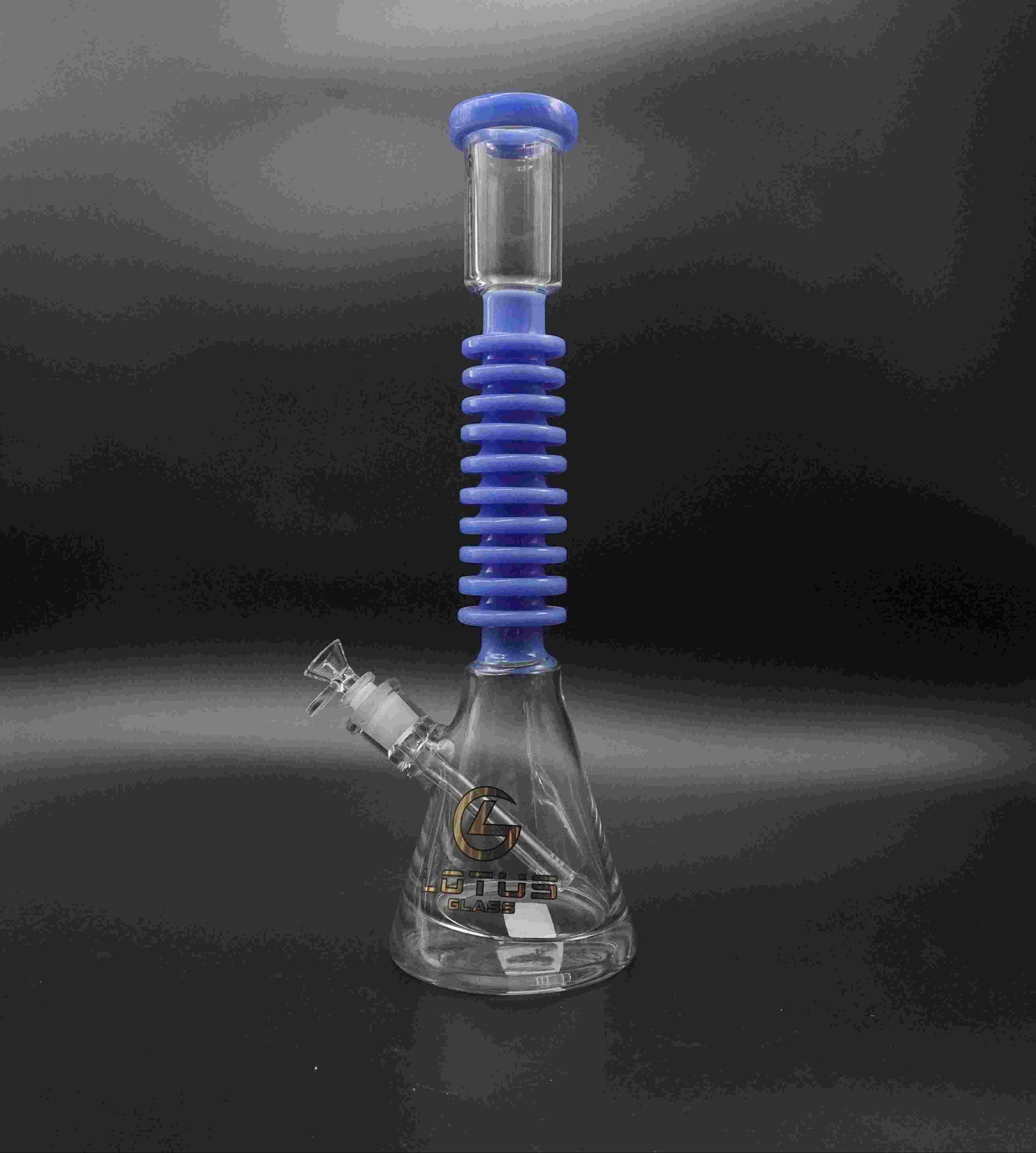 Lotus Glass 9mm Disc Neck Beaker Bong