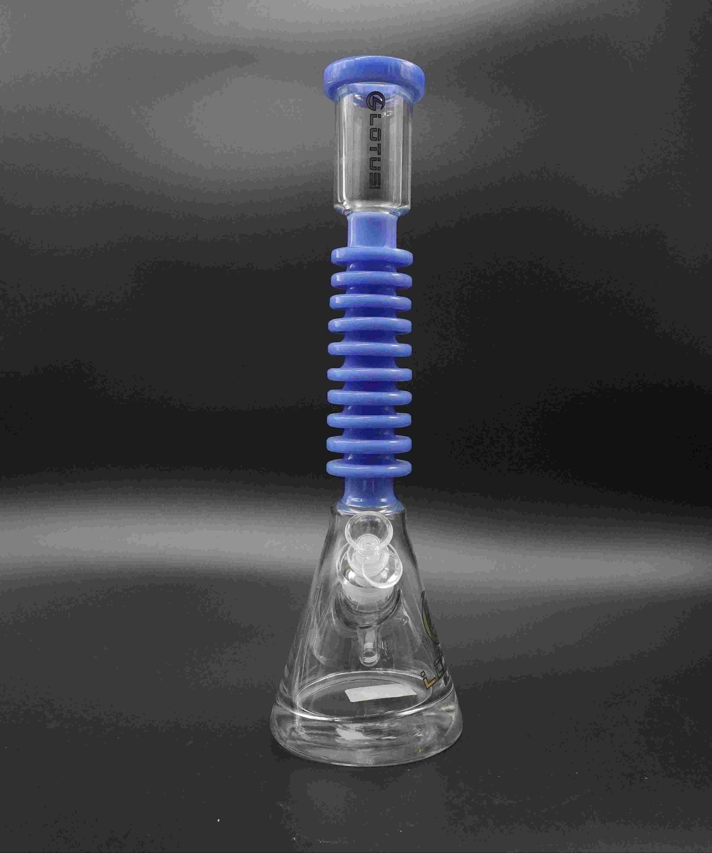 Lotus Glass 9mm Disc Neck Beaker Bong