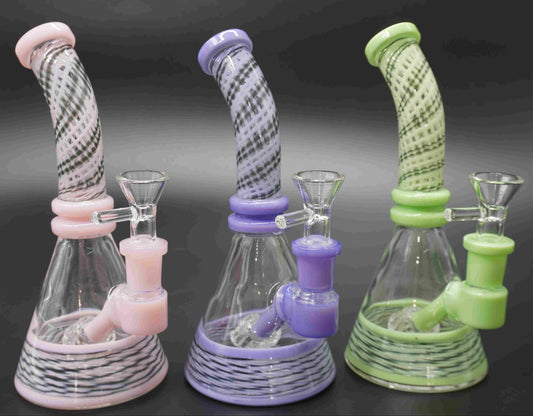 Bent Neck Beaker Perc Mini Bong
