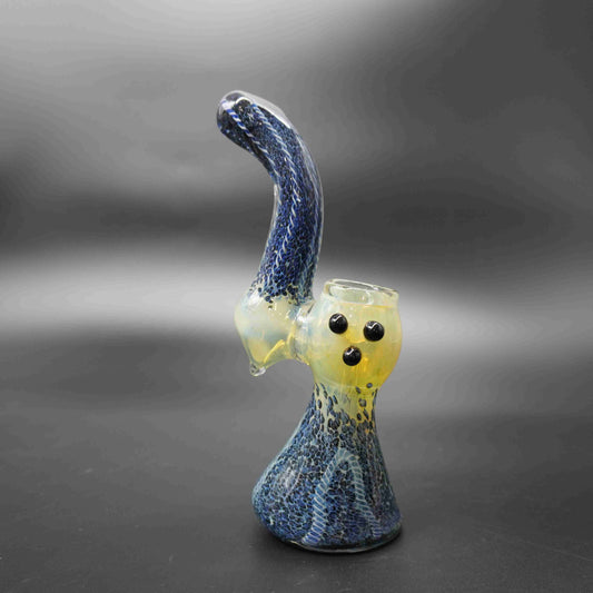 Blue and Yellow Sherlock Bubbler