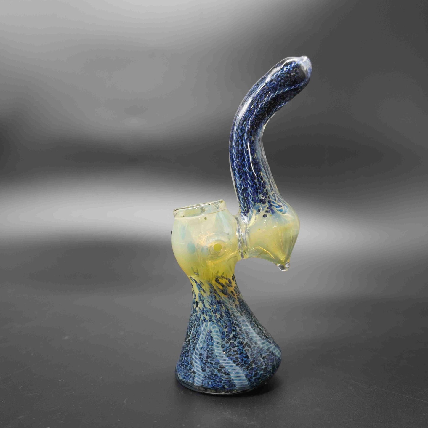 Blue and Yellow Sherlock Bubbler