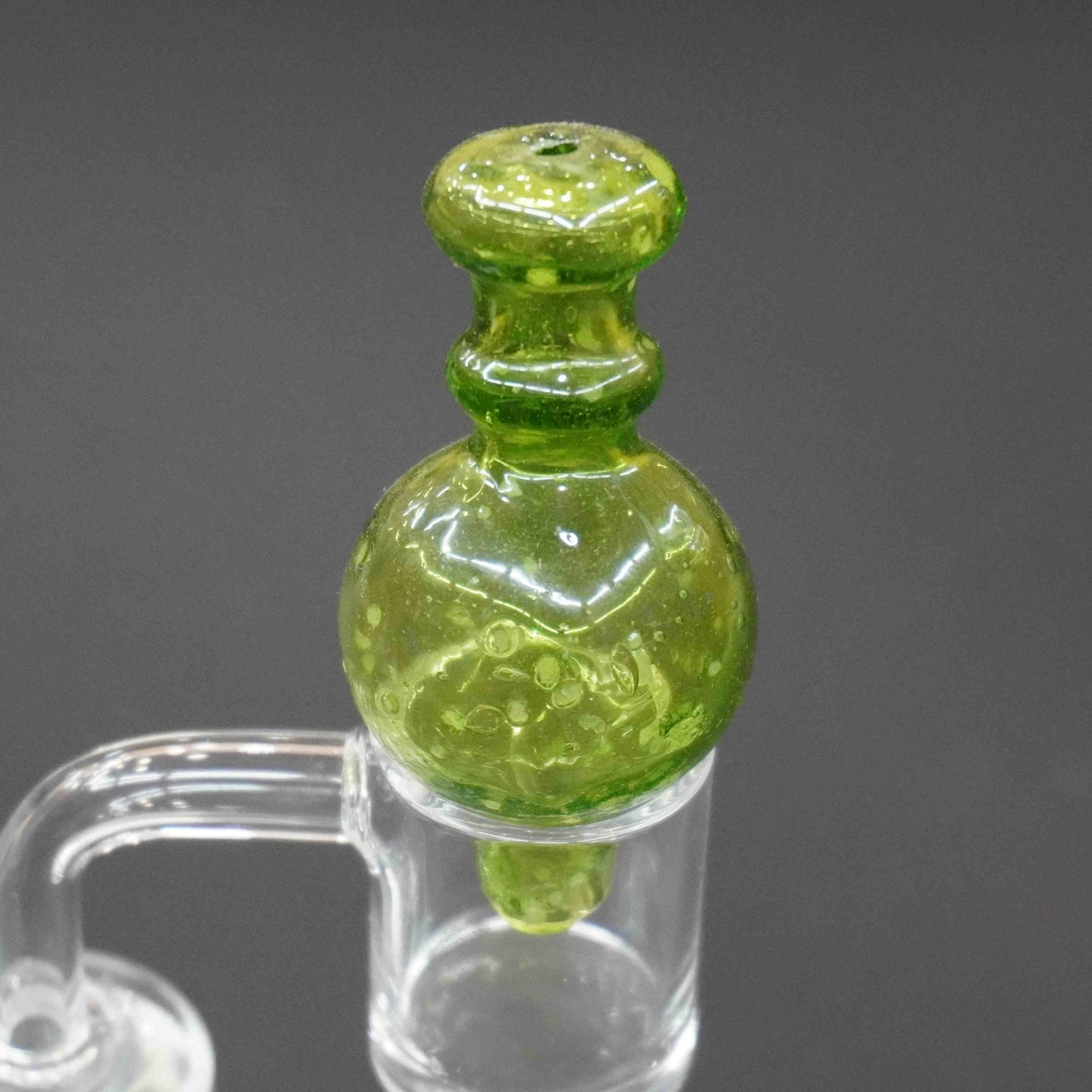Bubble carb cap