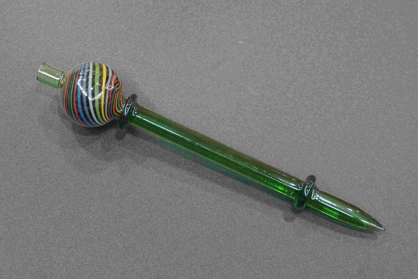 Colored glass dab stick