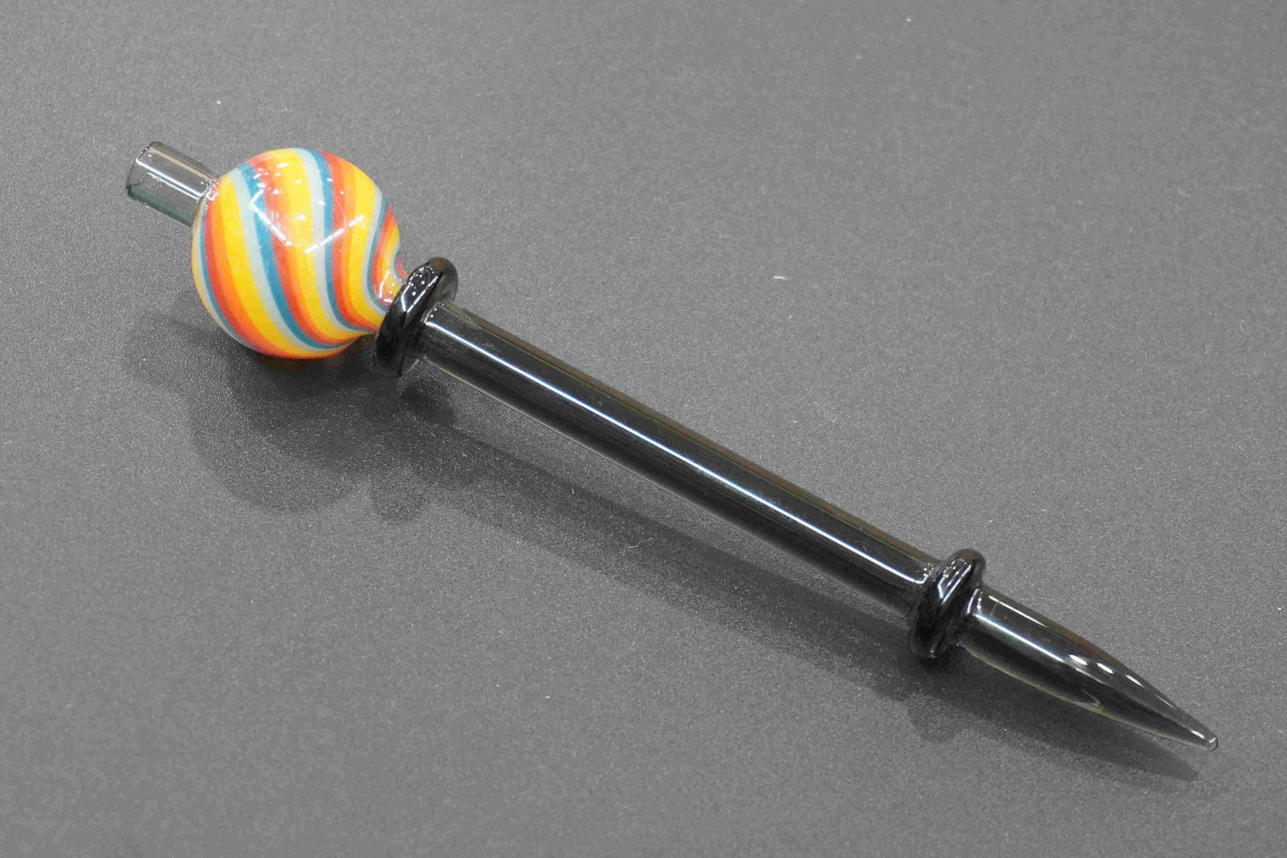 Colored glass dab stick