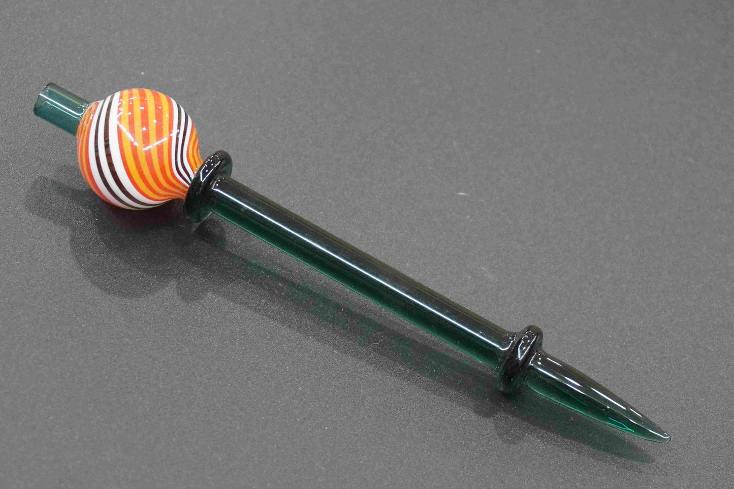 Colored glass dab stick