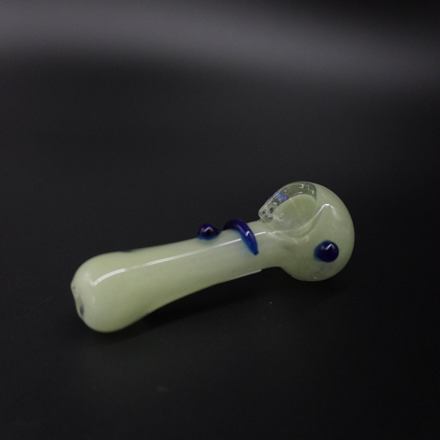 3 inches Green Glass Pipe