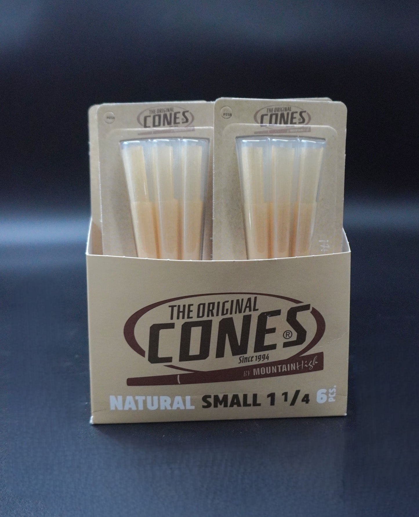The Original Cones Natural 6 Cones "4 Pack"