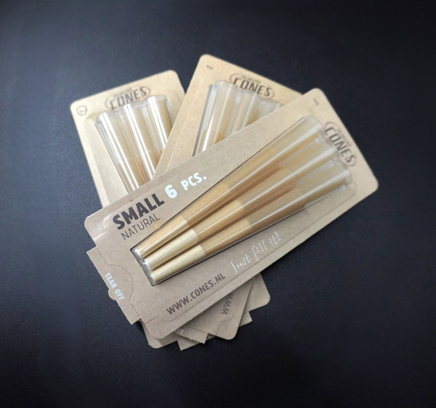 The Original Cones Natural 6 Cones "4 Pack"