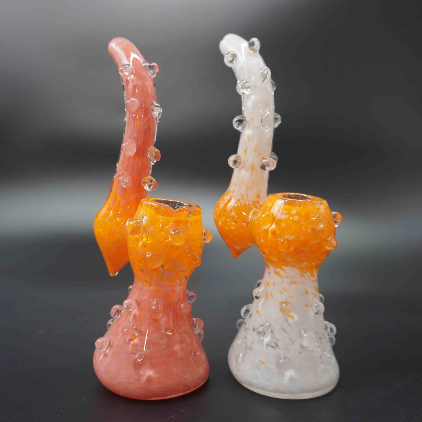 Dotted Glass Bubbler Bong