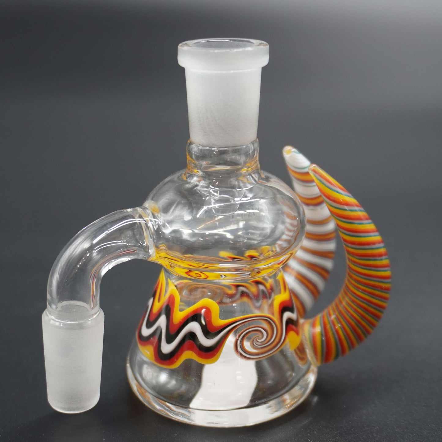 Dual Horn 14 mm Ash Catcher