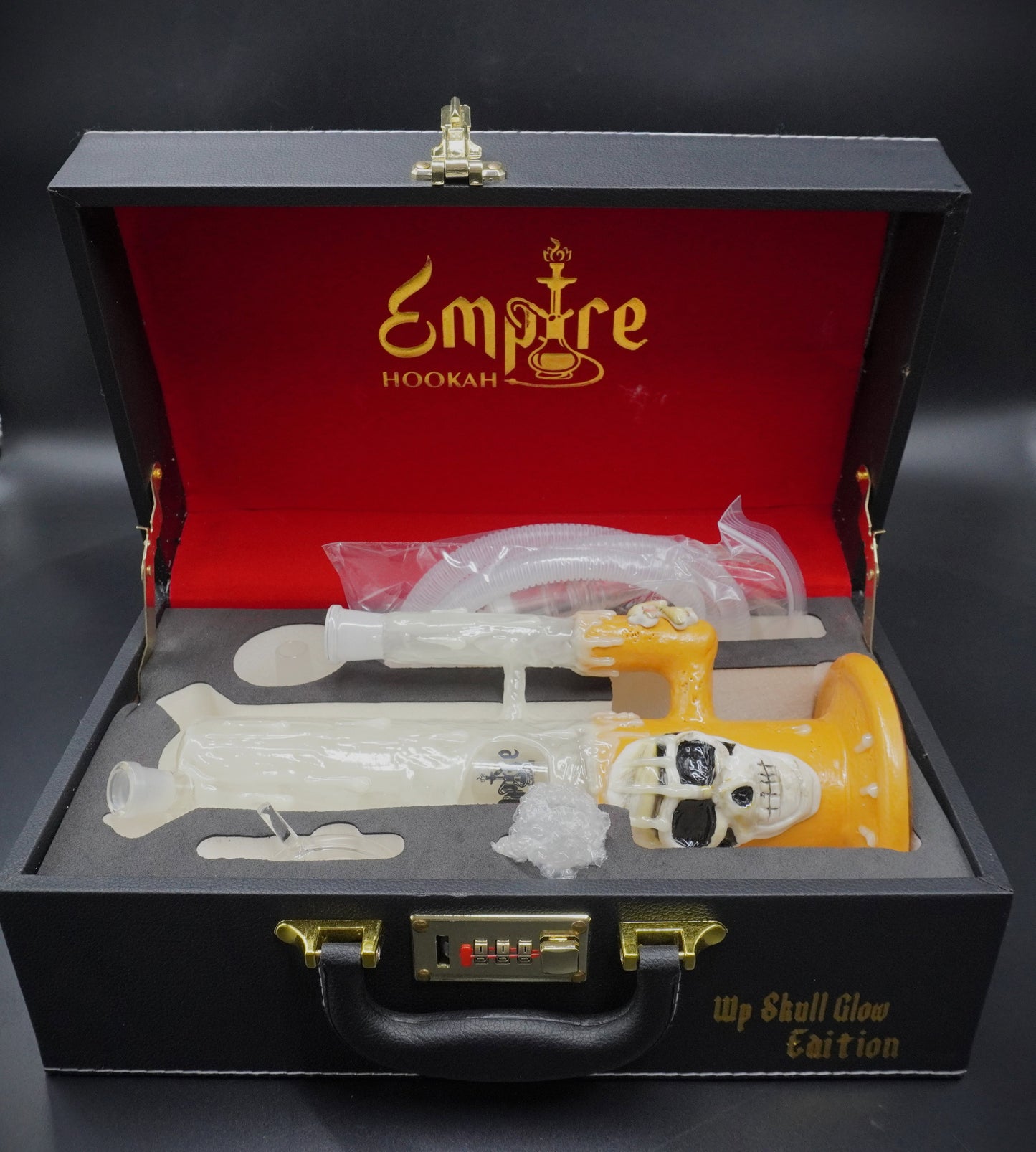 Empire Skull Glow Edition Dual Hookah & Water Pipe