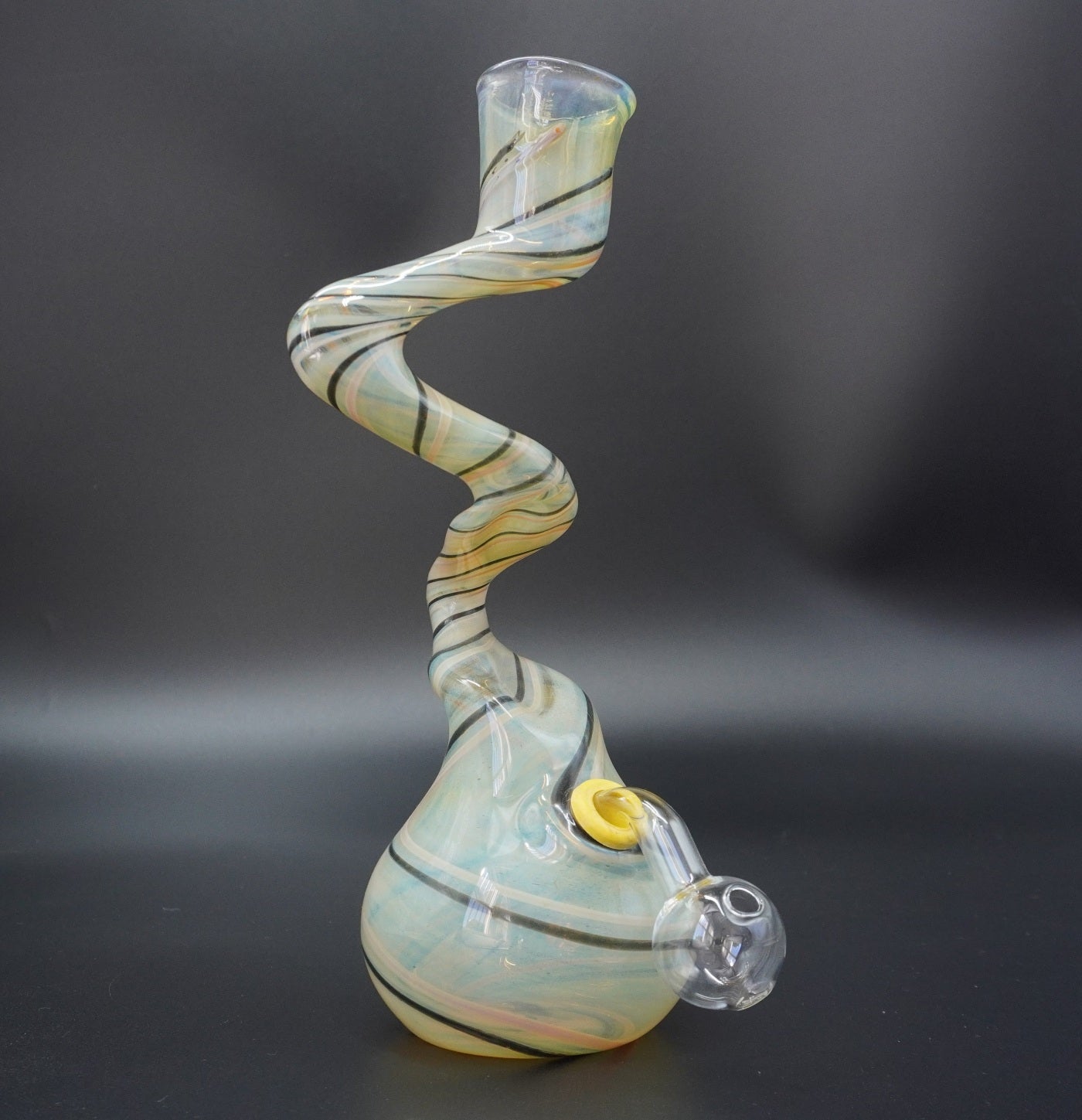 "Twisted Serenity" Fumed Glass Oil Burner
