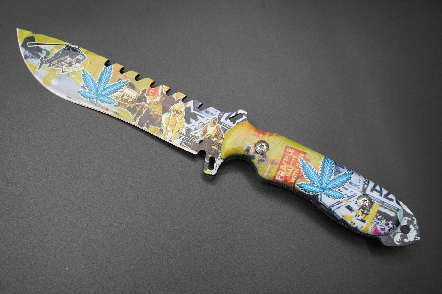 Graphic Tactical Knife | 3D Printed Hunting Knife