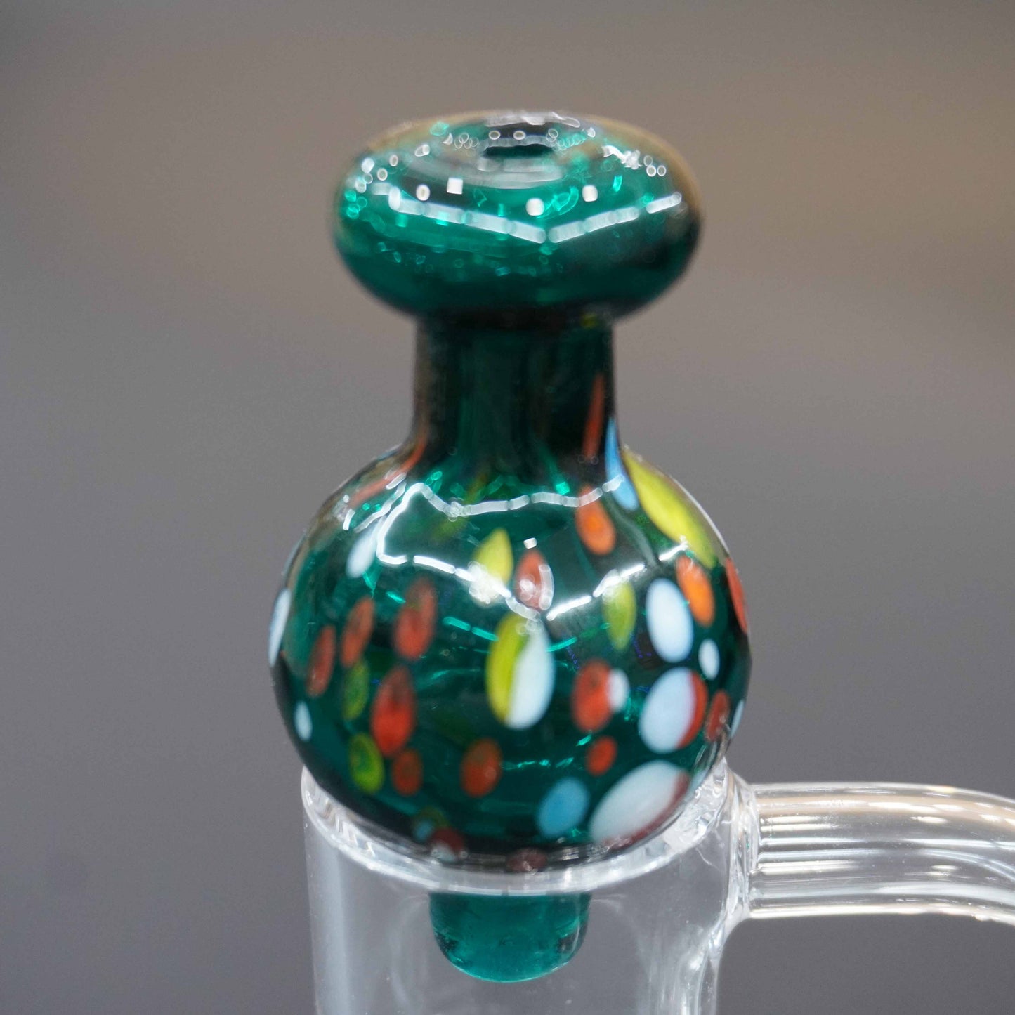 Bubble carb cap