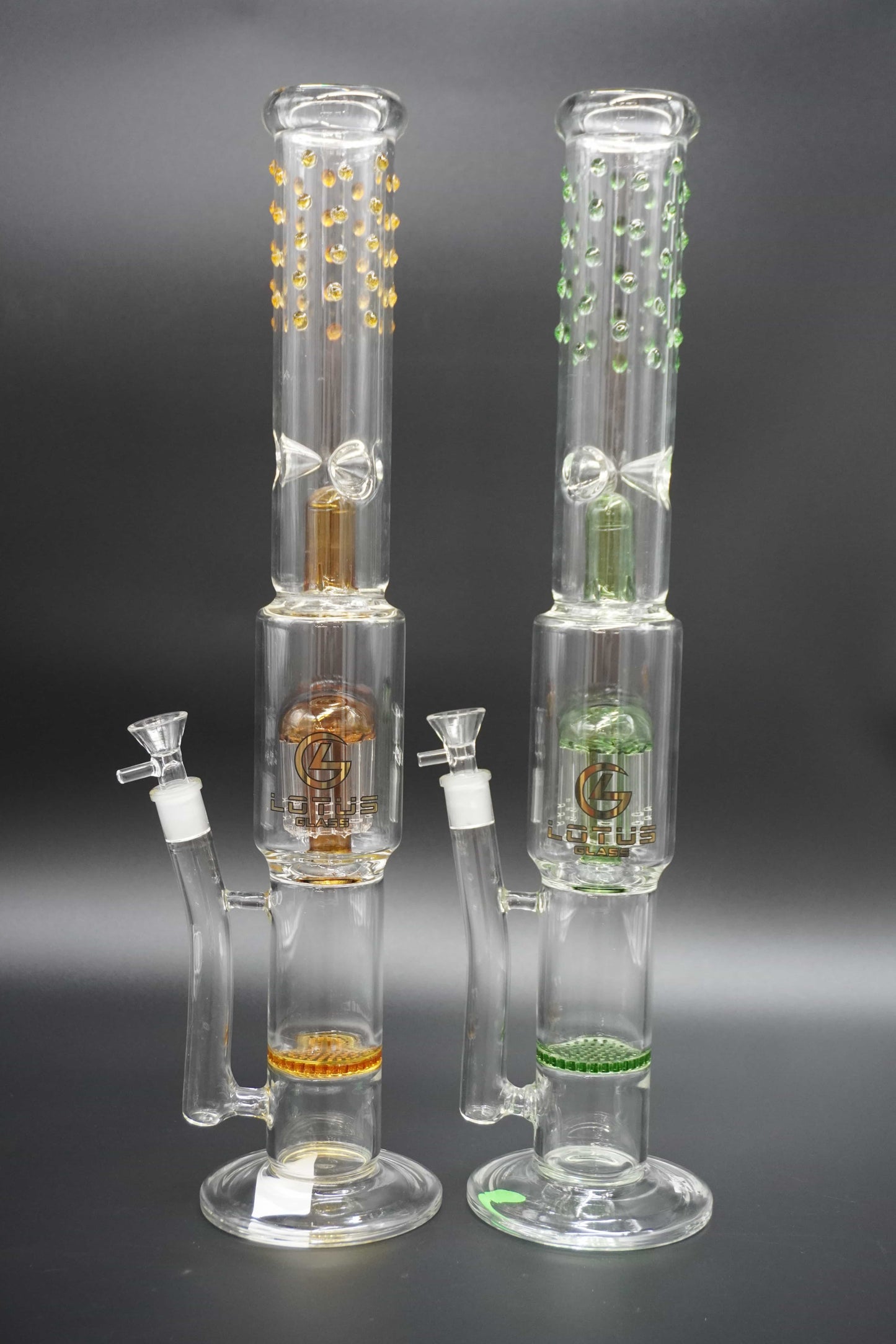 Honeycomb/Tree Perc Lotus Bong