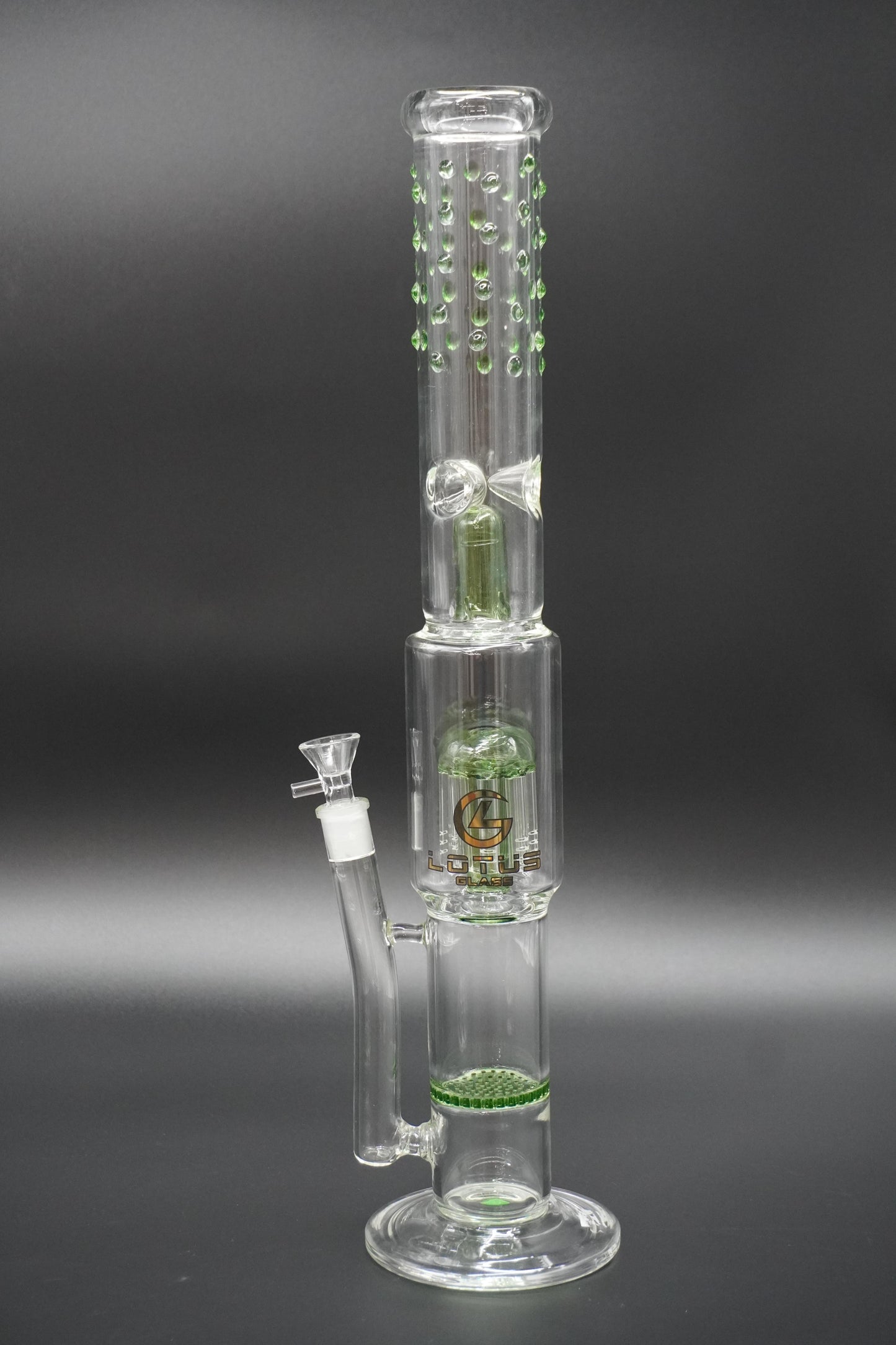 Honeycomb/Tree Perc Lotus Bong