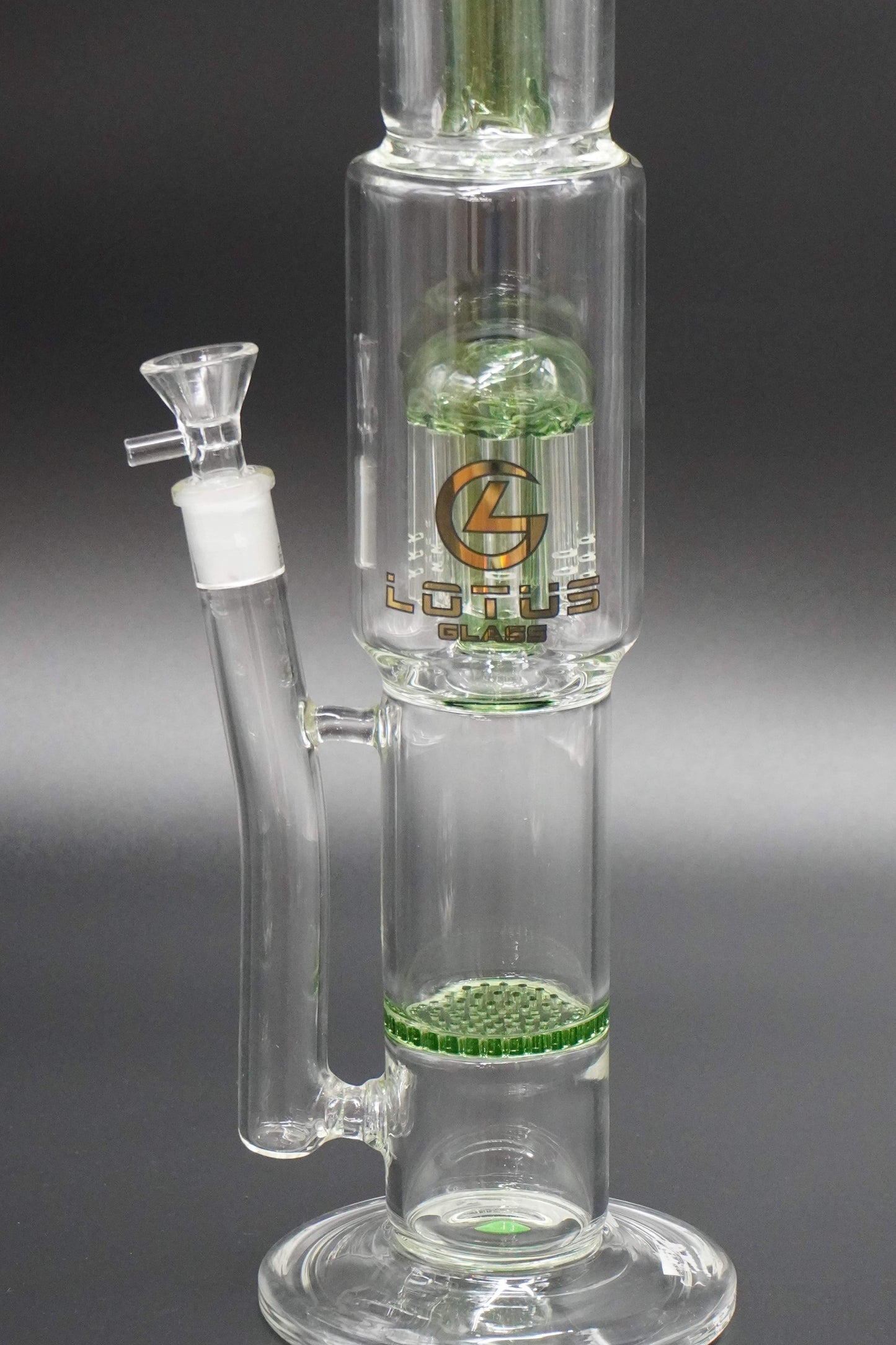 Honeycomb/Tree Perc Lotus Bong
