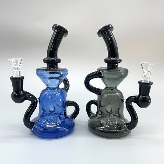 7" Recycler Bong Set