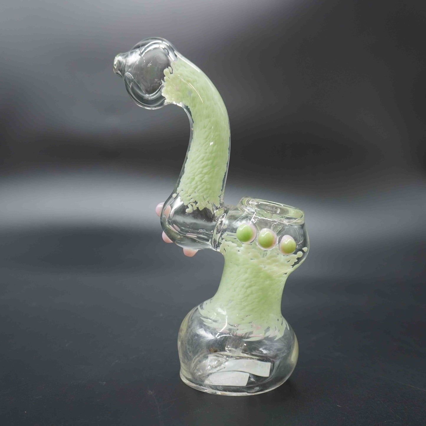 Light Green Patterned Bubbler