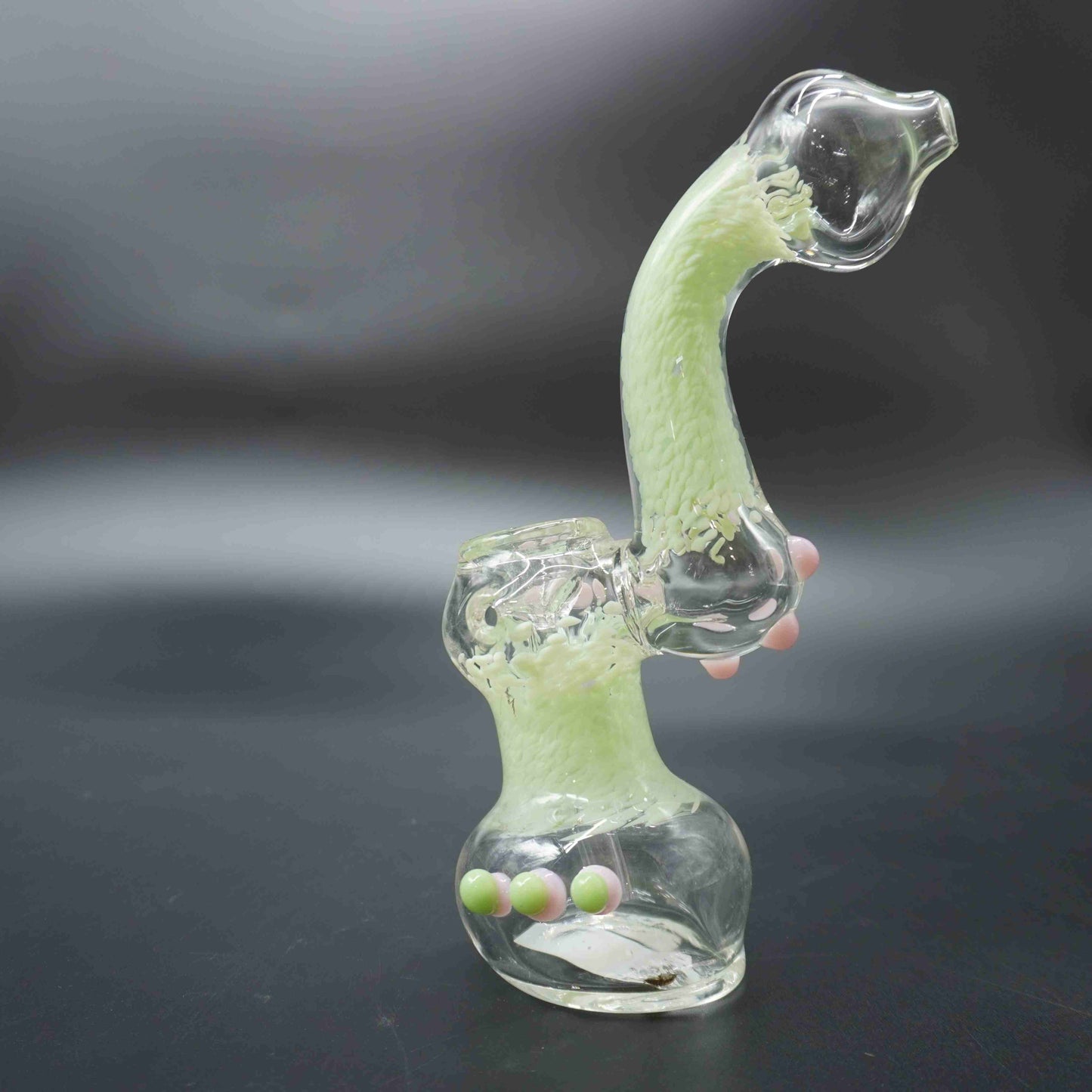 Light Green Patterned Bubbler