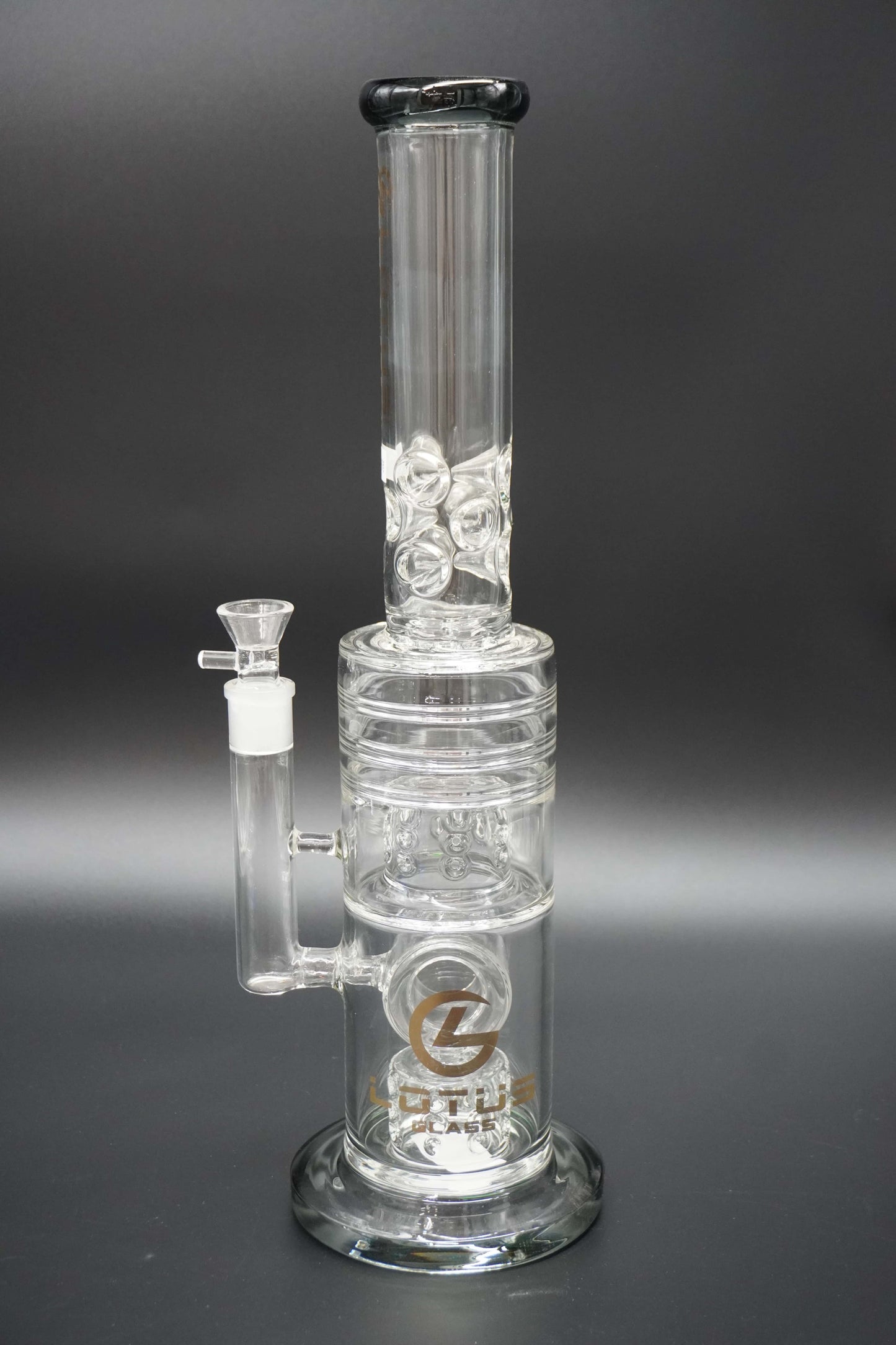 Lotus Glass Matrix Perc Bong