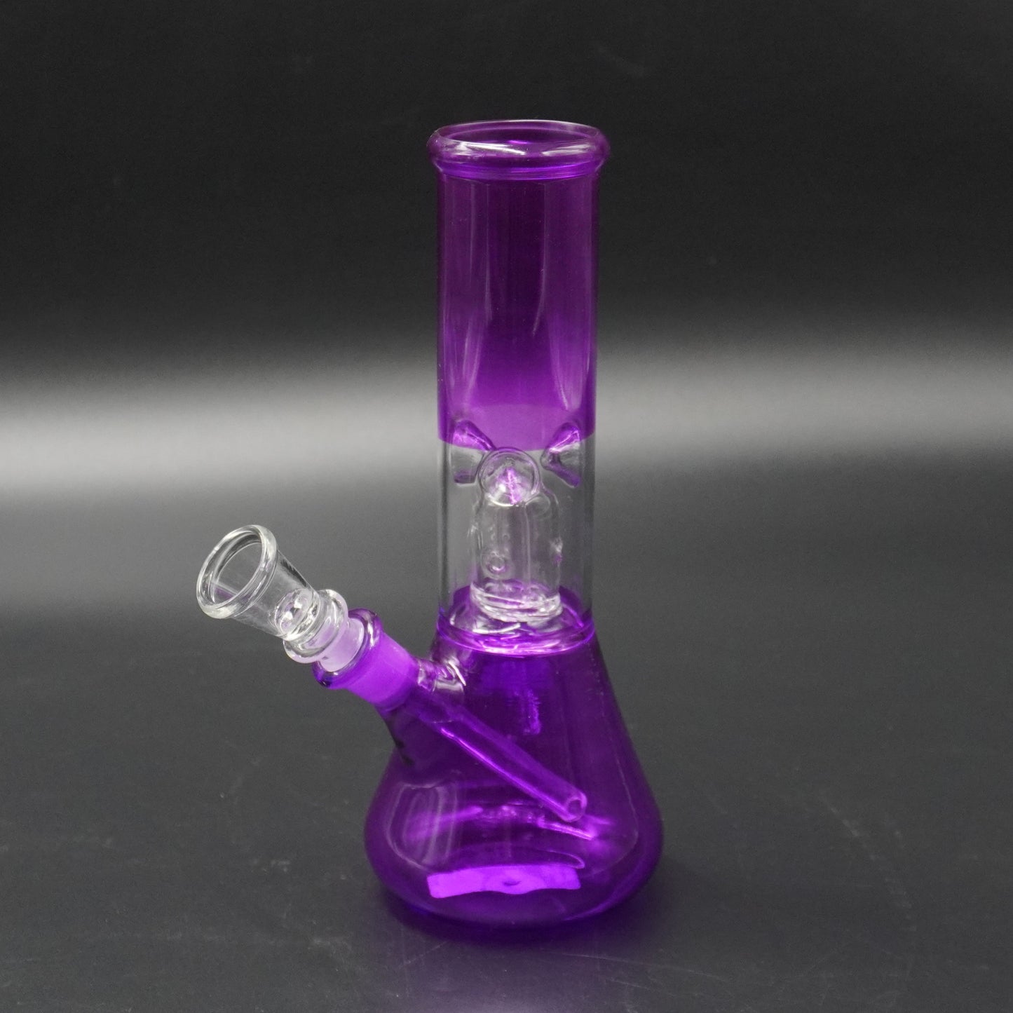 Neon Glow Perc Beakers 8-Inch