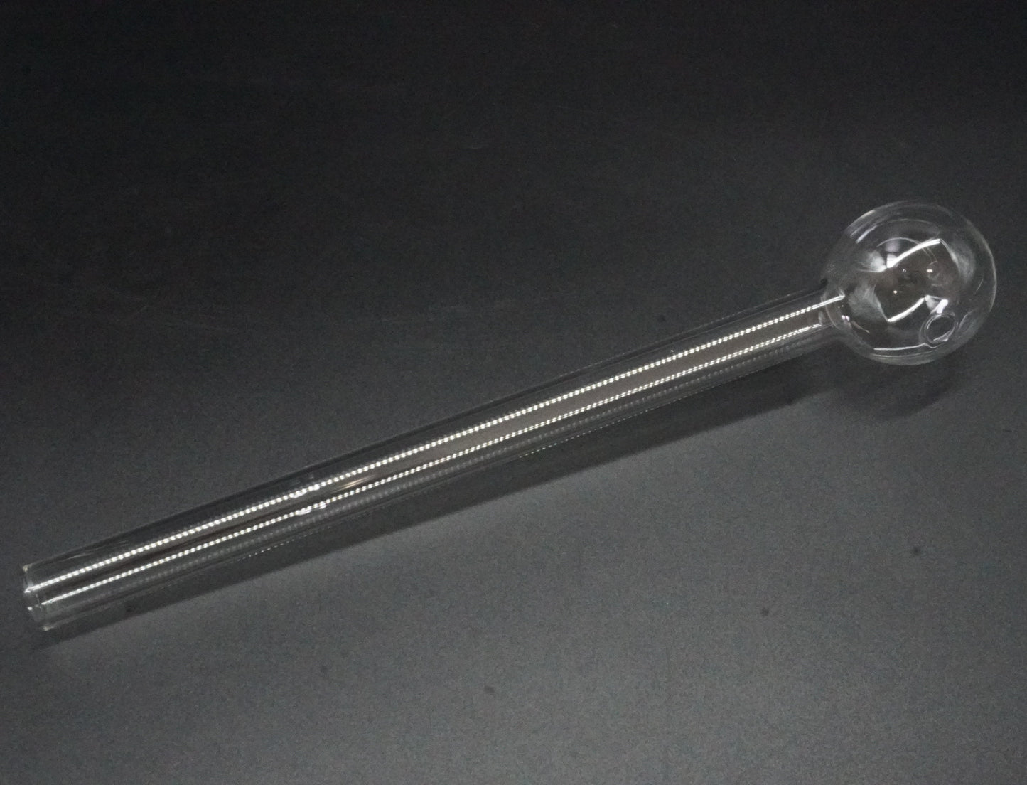 Premium Clear Glass Oil Burner Pipe ( Pack of 2 )