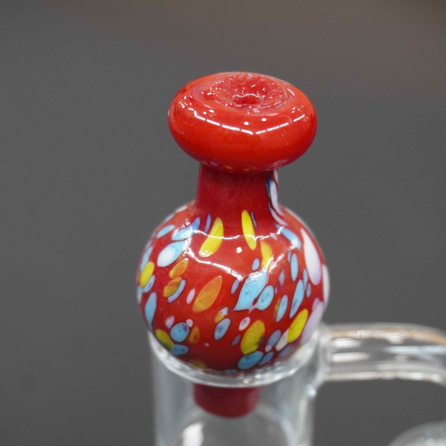 Bubble carb cap