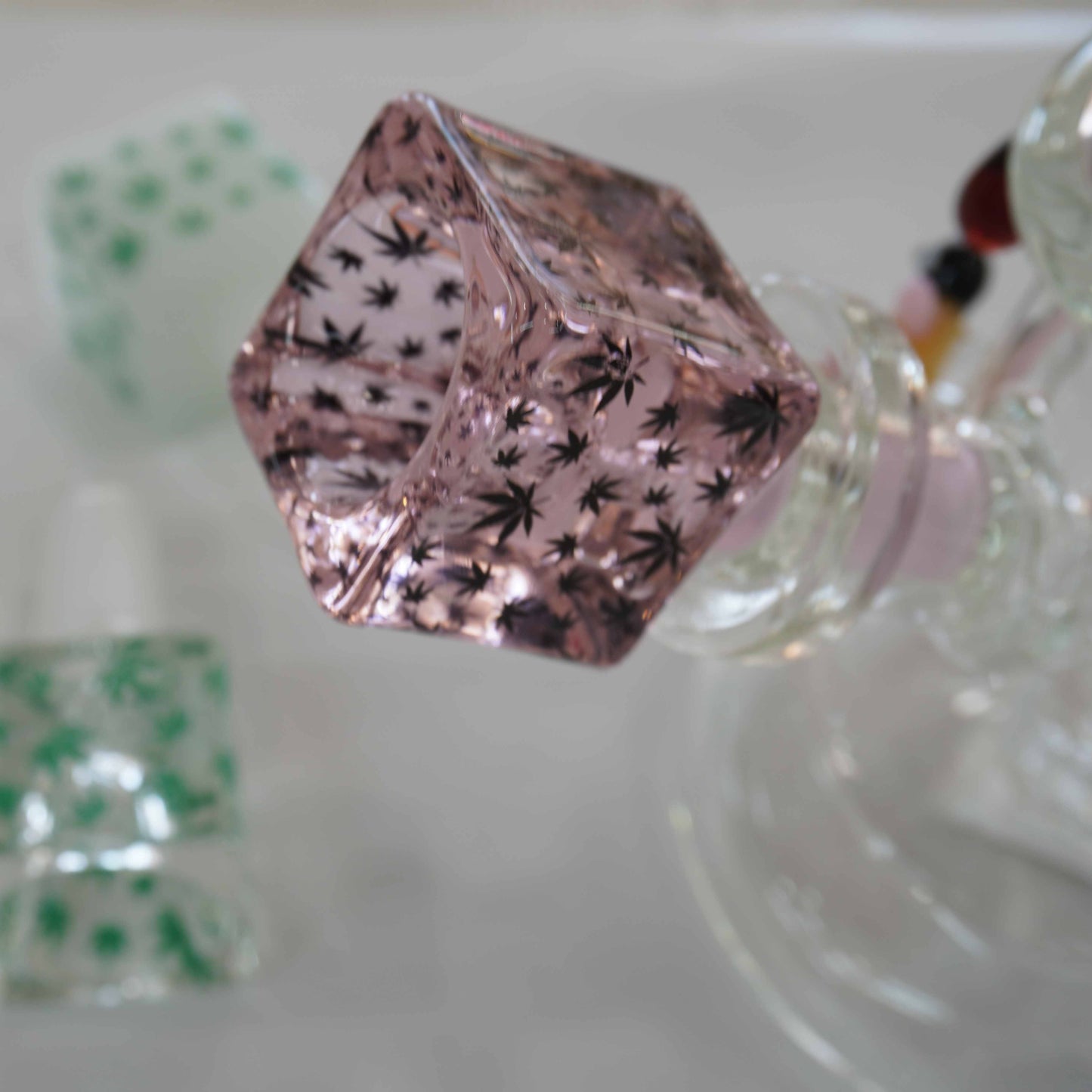 Square Marijuana Print Bowl