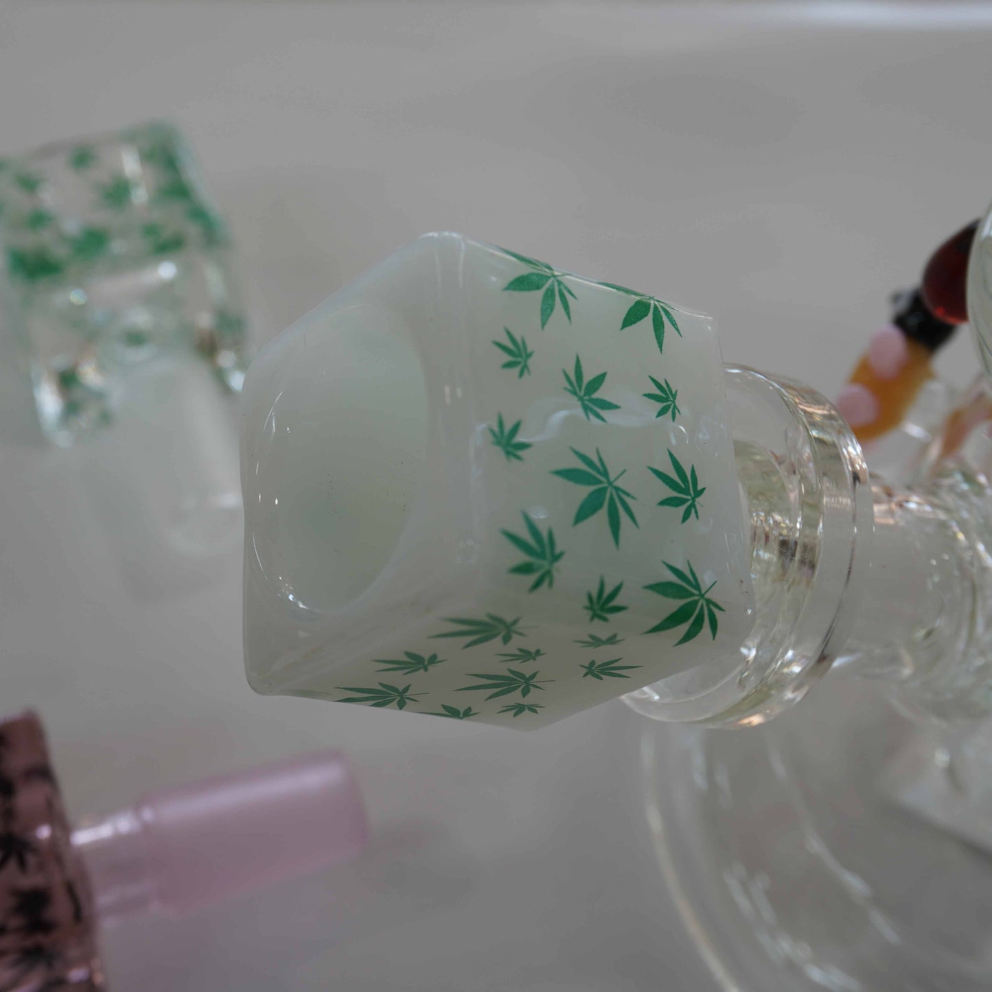 Square Marijuana Print Bowl