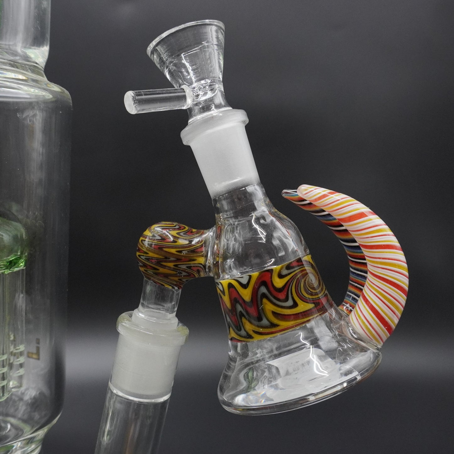 The "Twin Horn" Worked Glass Ash Catcher