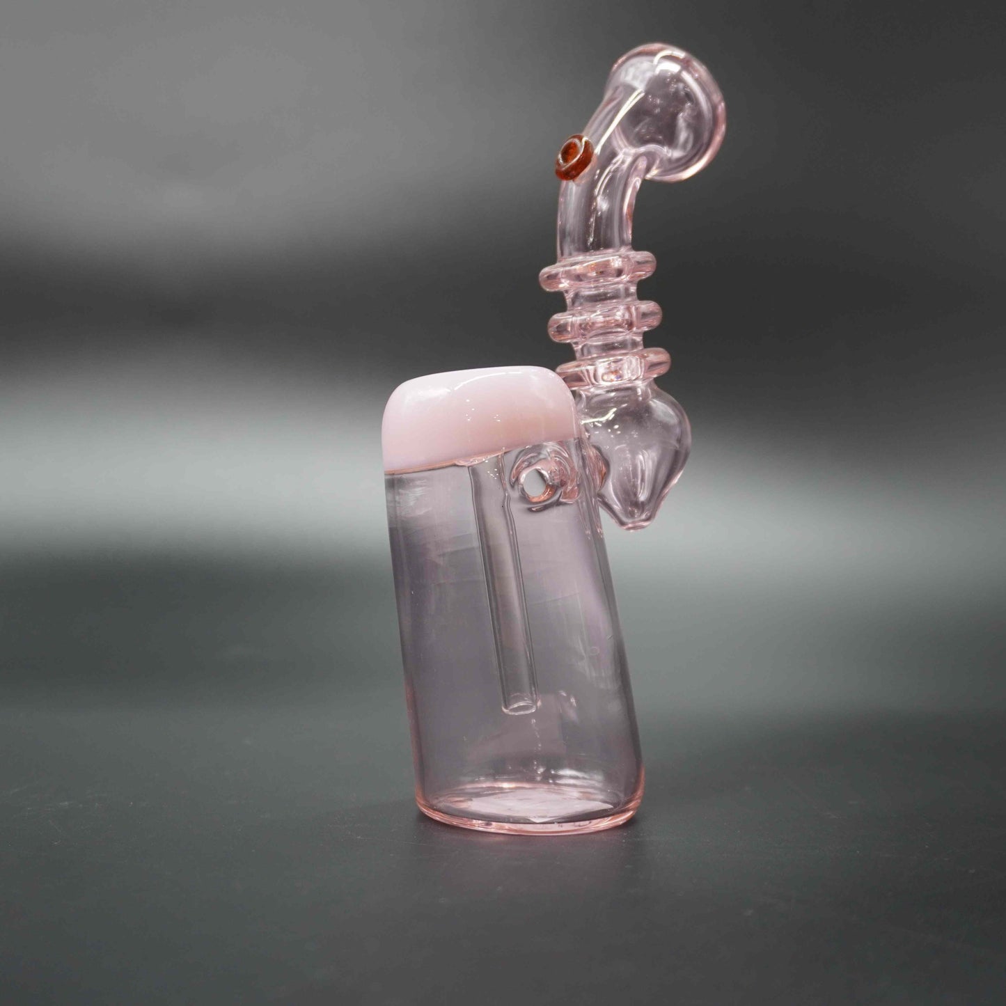 Transparent Pink Bubbler