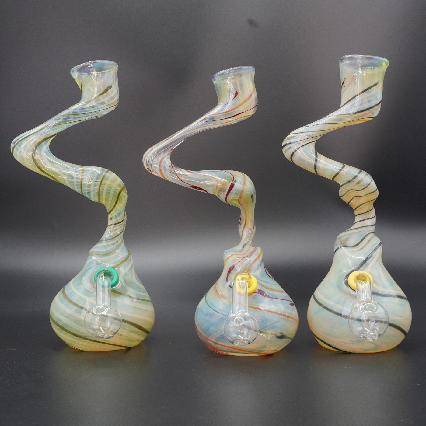 "Twisted Serenity" Fumed Glass Oil Burner