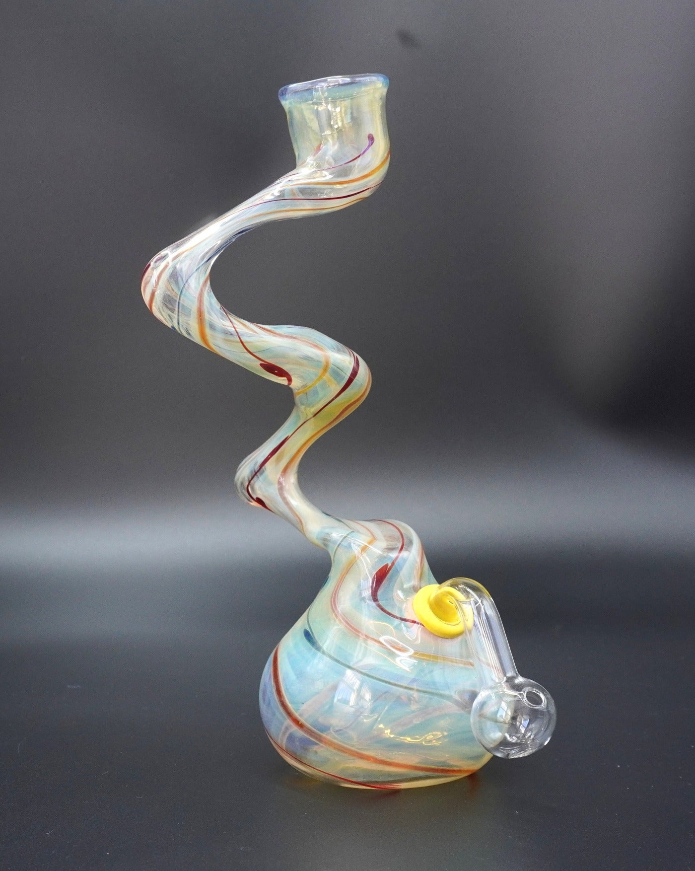 "Twisted Serenity" Fumed Glass Oil Burner