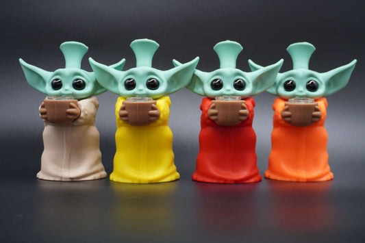 Yoda Silicon Water Pipe