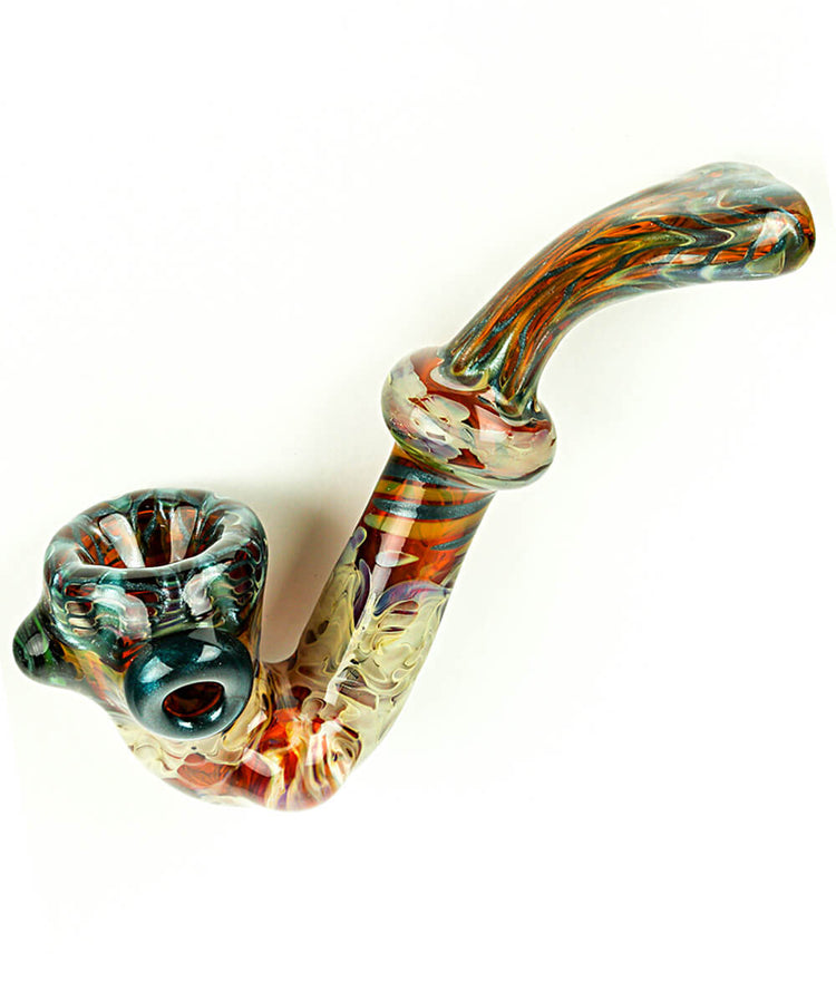 Sherlock Pipe, Glass Sherlock Pipe, Sherlock Glass Pipes - Lotus Smoke and Gift