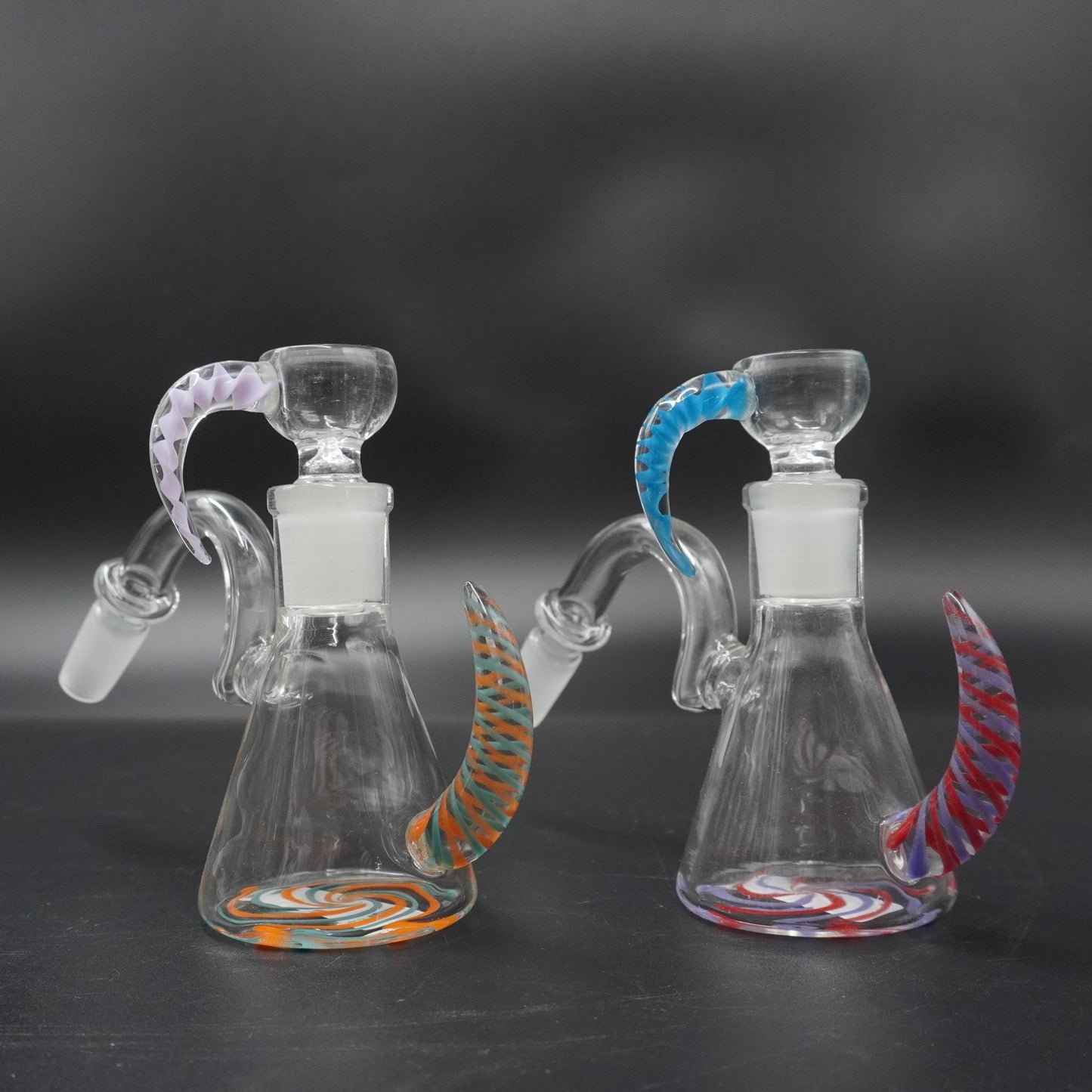 14mm 45° Beaker Ash Catcher Set with Matching Horn Bowl