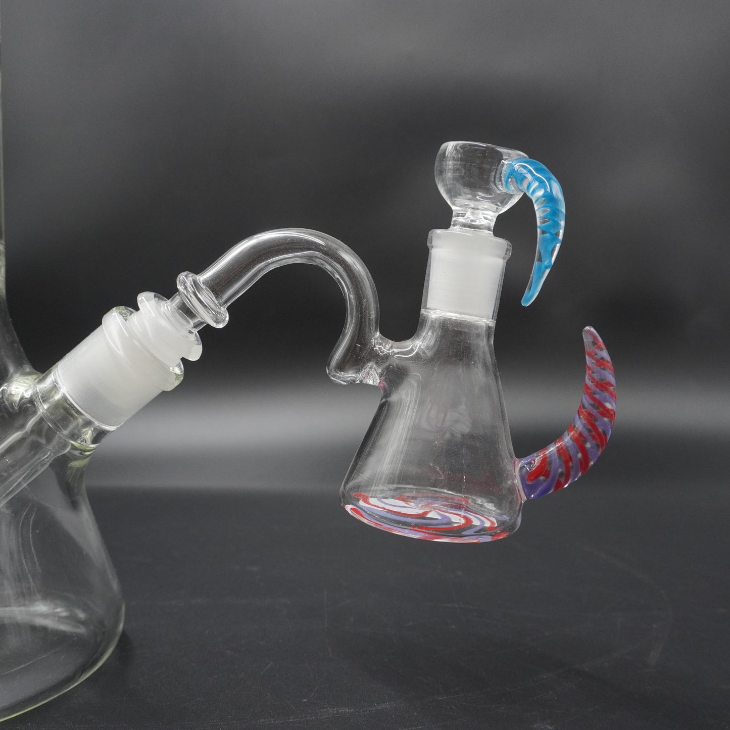 14mm 45° Beaker Ash Catcher Set with Matching Horn Bowl