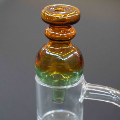 Bubble carb cap