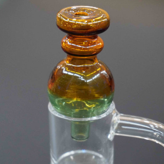 Bubble carb cap
