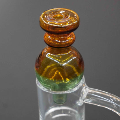 Bubble carb cap