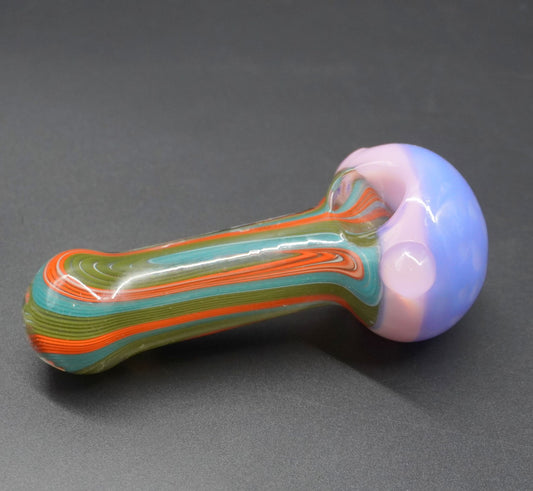 4" Swirl Glass Hand Pipe