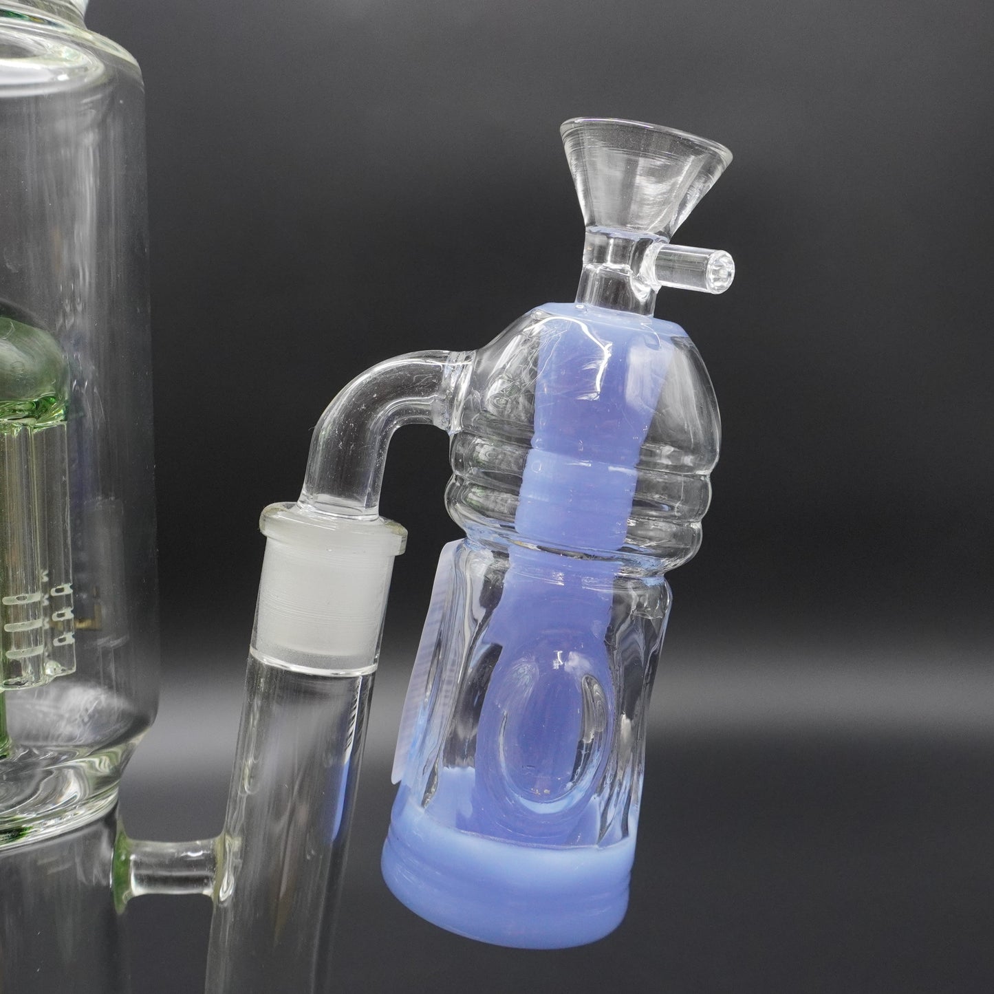 90° Milky Blue Showerhead Ash Catcher