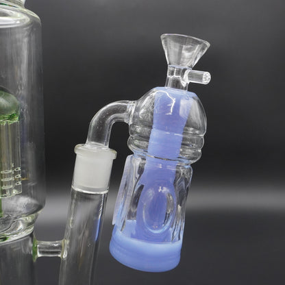 90° Milky Blue Showerhead Ash Catcher