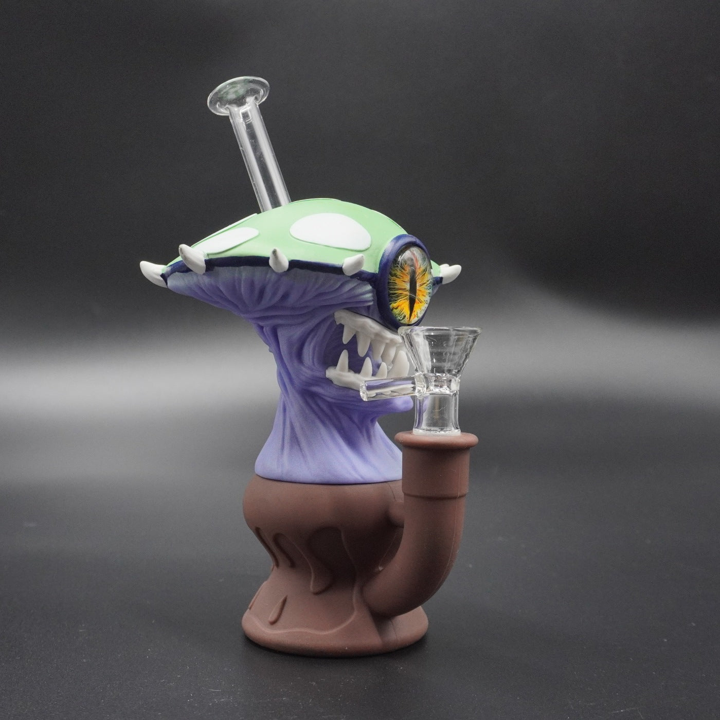 Alien Mushroom Silicone Water Pipe