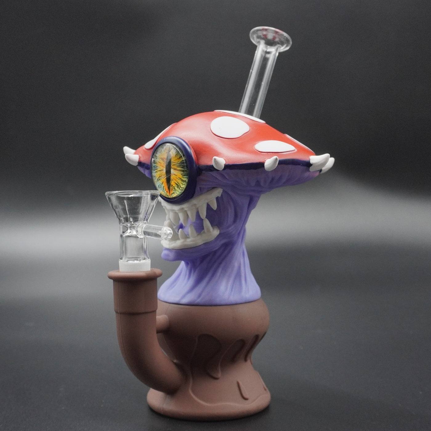 Alien Mushroom Silicone Water Pipe