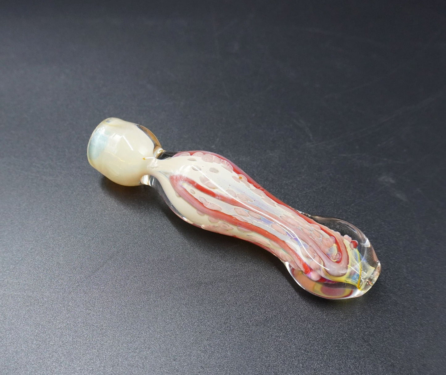 Artisan Fumed Glass One-Hitter Bat / Taster