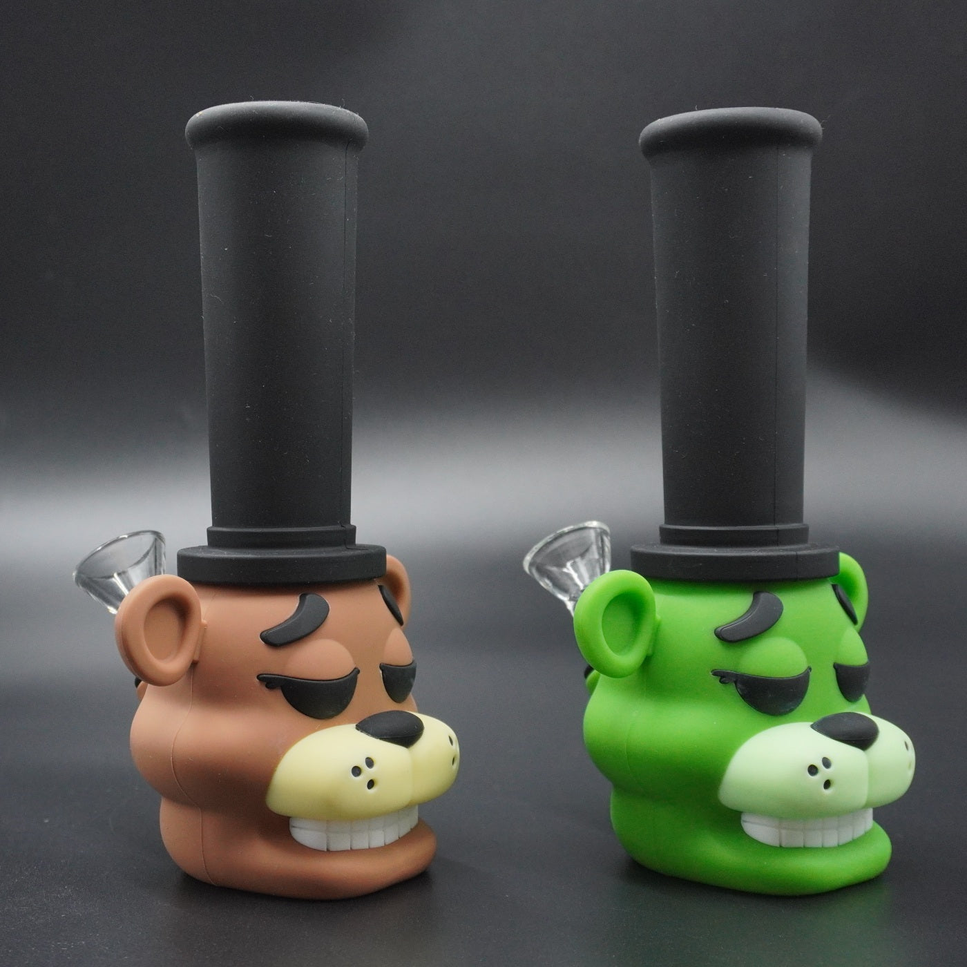 Bear Head Silicone Water Pipe
