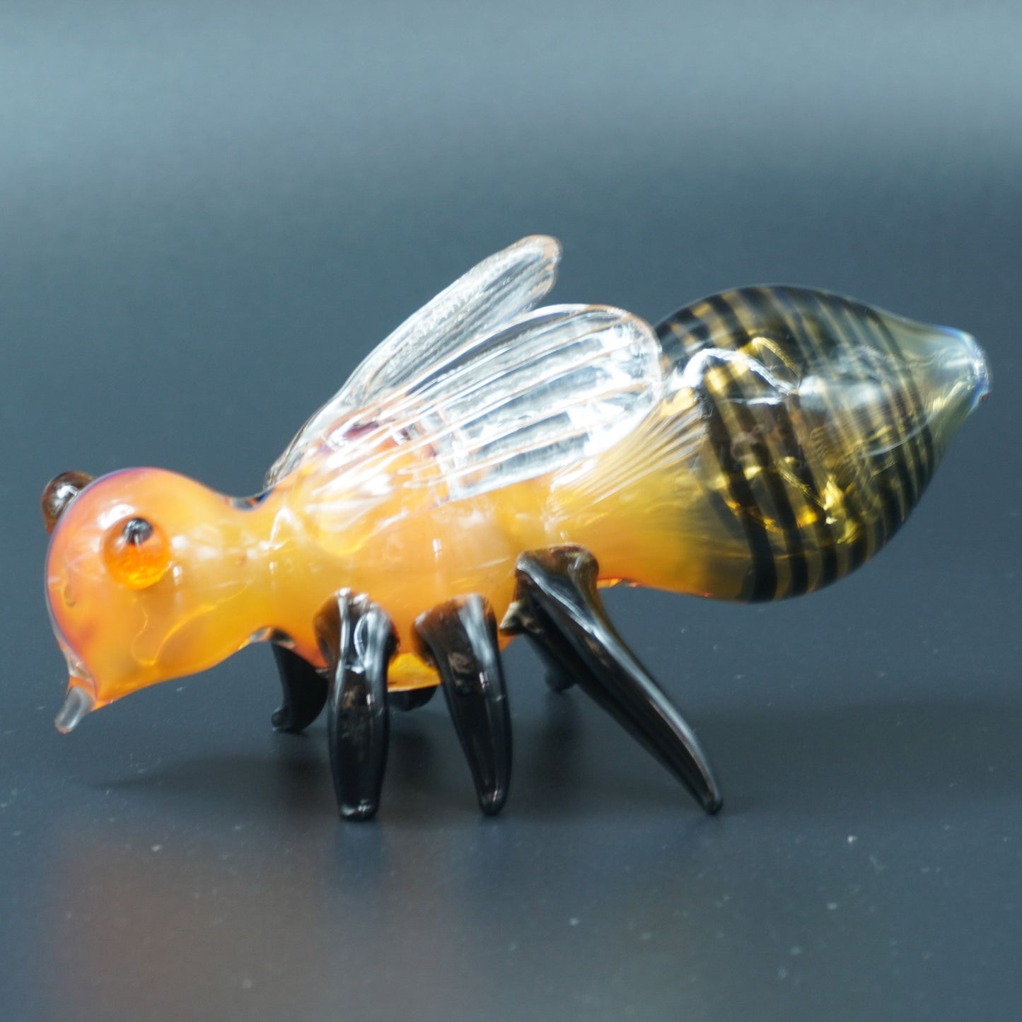 Bee Glass Collectable Hand Pipe