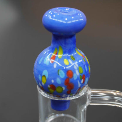 Bubble carb cap